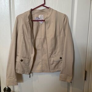 Dress barn Westport 1962  size small NWT khaki jacket